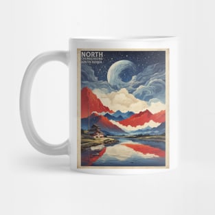 North Chungcheong South Korea Starry Night Travel Tourism Retro Vintage Mug